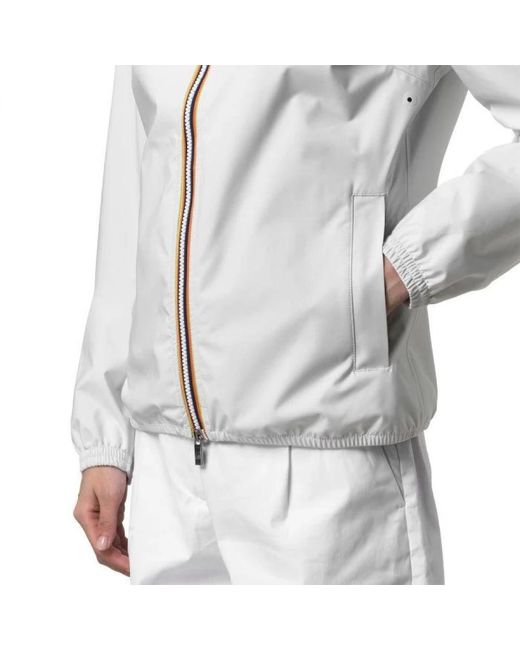 K-Way Gray Rain Jackets for men