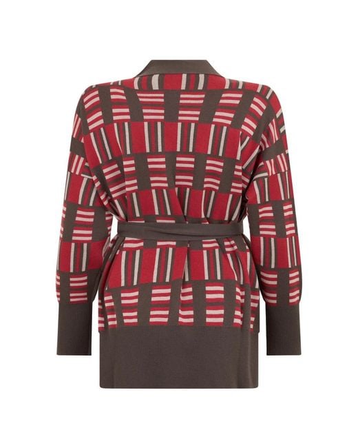 Cardigans Moorer en coloris Red