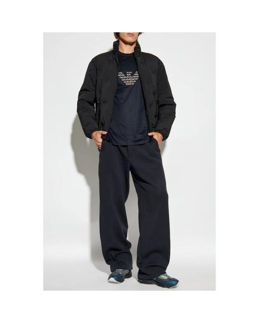 Emporio Armani Black Down Jackets for men