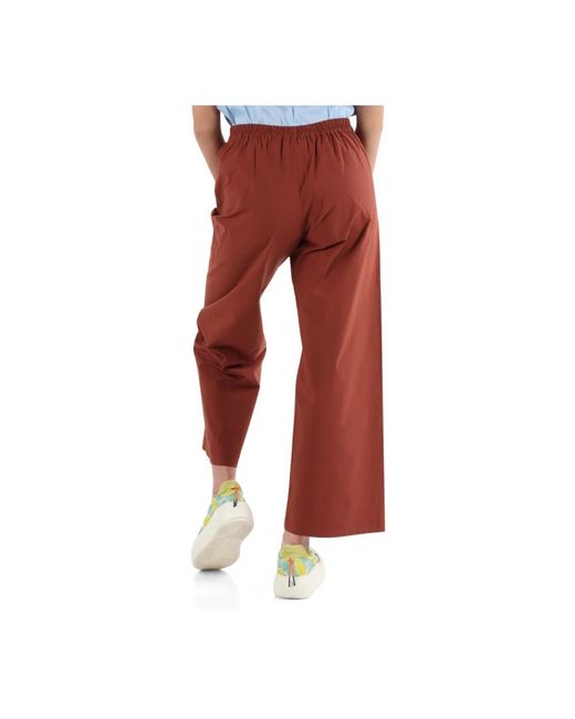 Trousers > wide trousers Niu en coloris Red