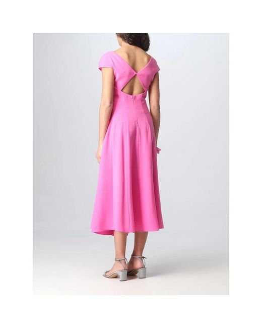 Emporio Armani Pink Midi Dresses