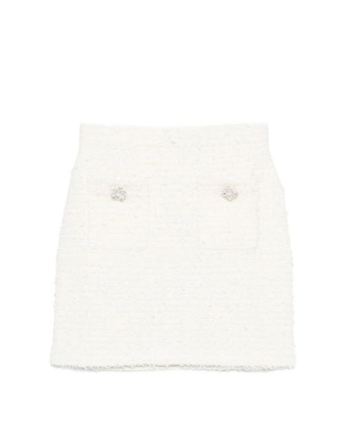 Self-Portrait Short Skirts in het White