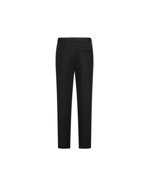 PT Torino Black Suit Trousers for men