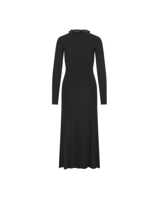 Rabanne Black Knitted Dresses