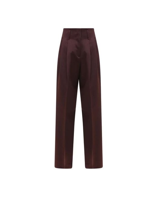 Golden Goose Deluxe Brand Purple Straight Trousers
