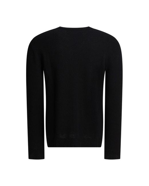 Valentino Black Round-Neck Knitwear for men