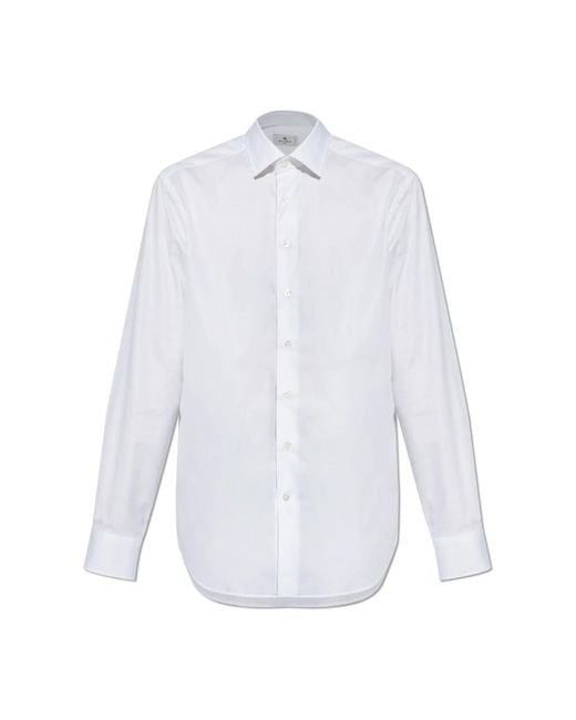 Etro White Formal Shirts for men
