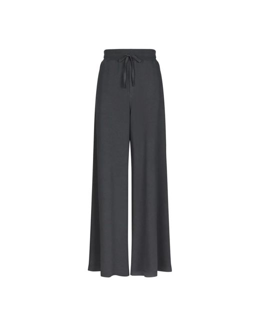 Dolce & Gabbana Gray Wide Trousers for men