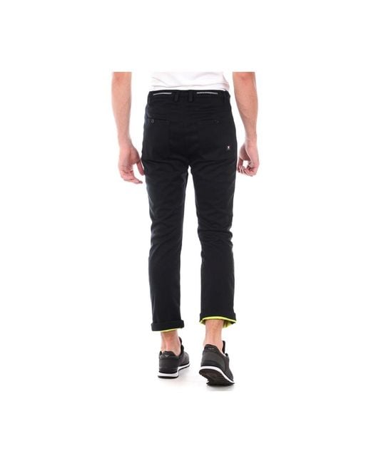 Daniele Alessandrini Black Chinos for men