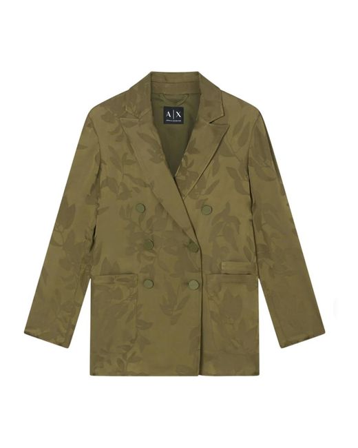 ARMANI EXCHANGE Green Blazers