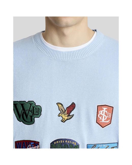 Merrell Wavey Garms Patch Jumper in Blue für Herren