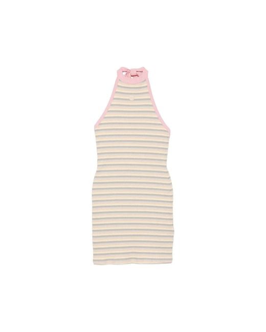 Amiri White Short Dresses