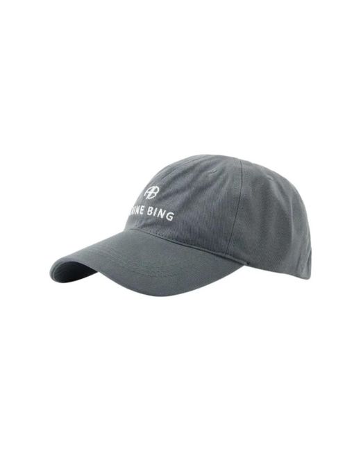 Anine Bing Gray Caps