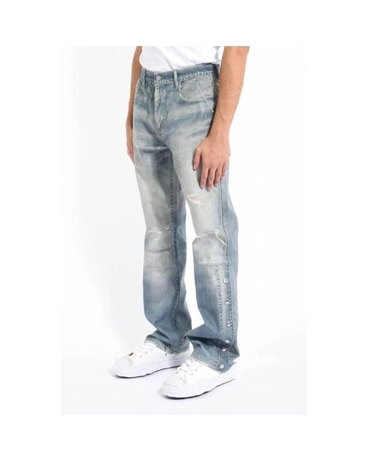 Purple Brand Straight Jeans in het Blue voor heren