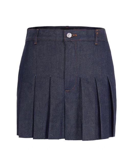 A.P.C. Blue Short Skirts