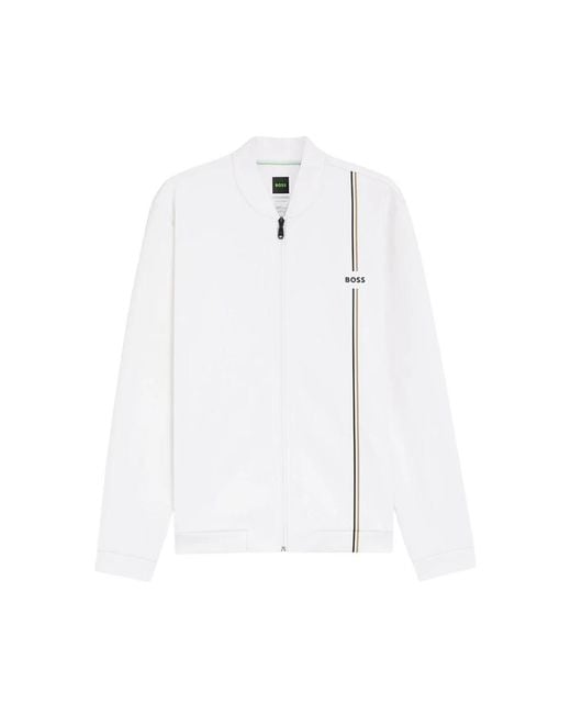 Zip-Throughs Boss pour homme en coloris White
