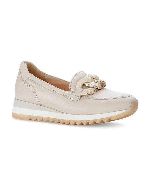 Gabor White Slipper-Loafer