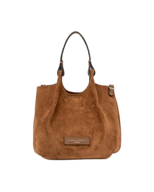 Gianni Chiarini Brown Tote Bags