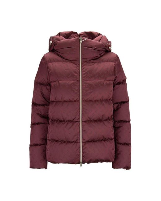 Herno Purple Kapuzen-daunenjacke