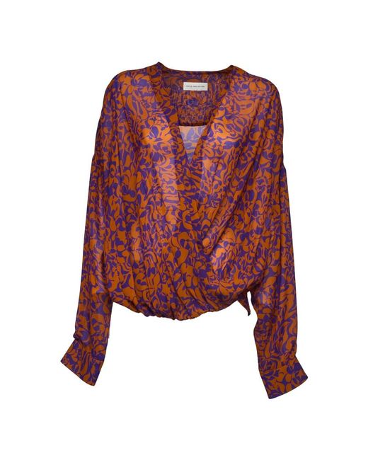 Blouses Dries Van Noten de color Red