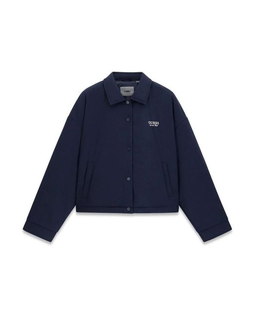 Light Jackets Guess de color Blue
