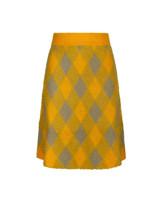 Burberry Skirts > Midi Skirts in het Yellow