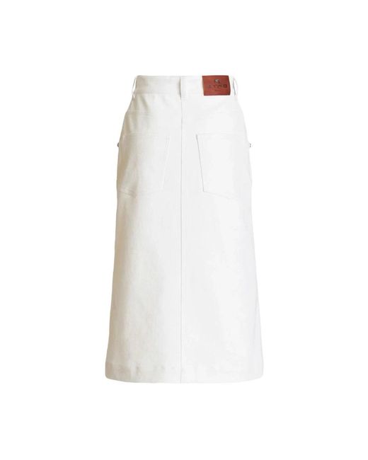 Etro White Skirts