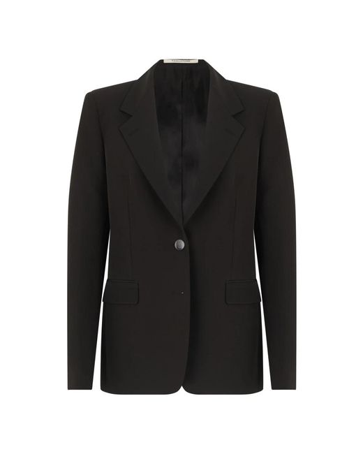 Tagliatore 0205 Single-Breasted Blazer in het Black