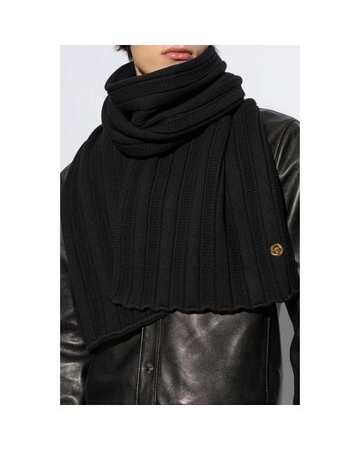 Winter Scarves di Versace in Black da Uomo