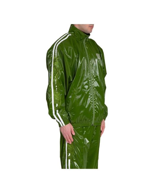 Doublet Stilvolle laminate track jacket in Green für Herren
