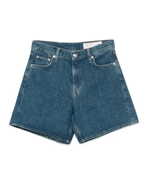 Rag & Bone Kaia Short in het Blue