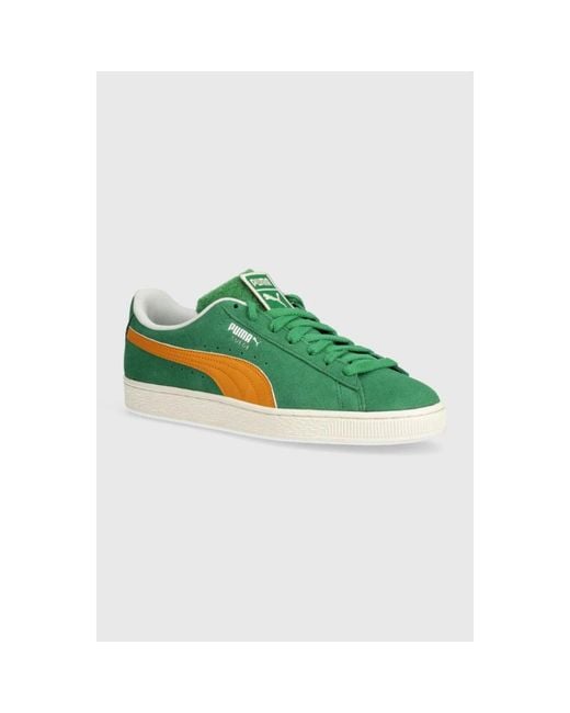 PUMA Suede Patch in het Green voor heren
