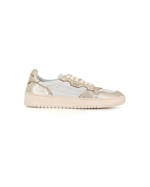 LEMARGO White Weiße bicolor-ledersneaker