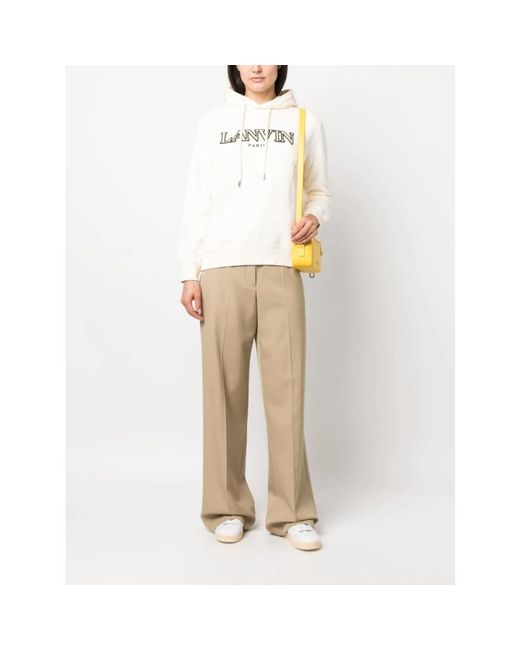Lanvin White Hoodies