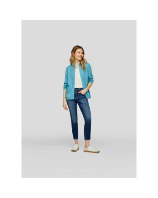 Rabe Blue Klassische Strickjacke