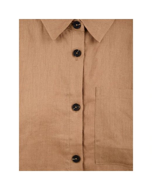 Shirts di Not Shy in Brown
