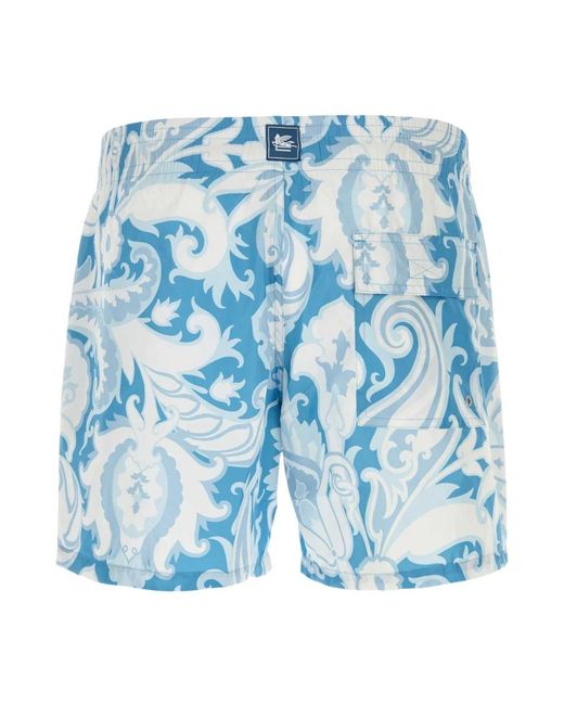 Etro Blue Beachwear for men