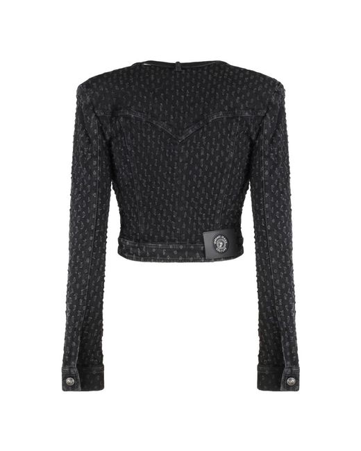 Versace Jeans Couture Black Denim Jackets