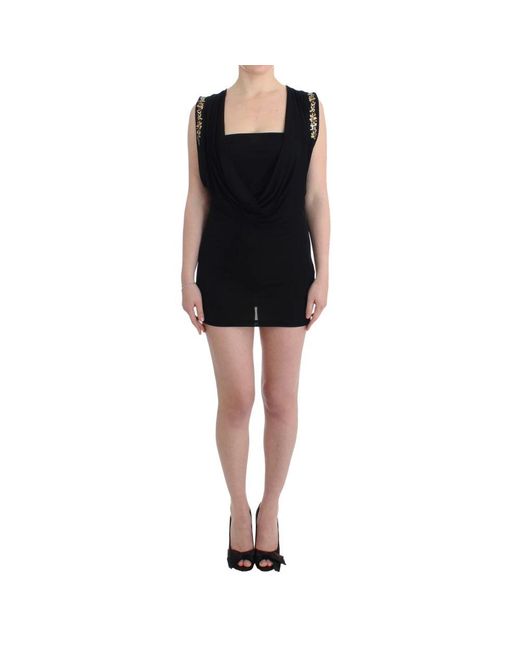 Rocco Barocco Casual Kleedjes in het Black