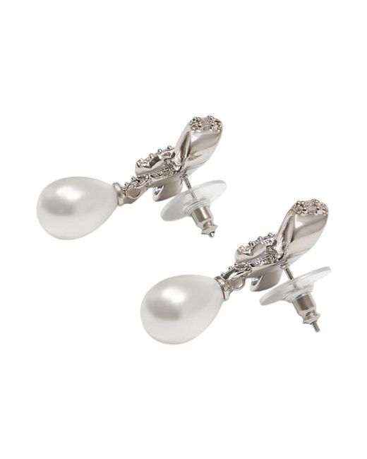 Self-Portrait Metallic Earrings