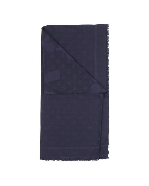 Max Mara Accessoires ,Blauw ,Scarf in het Blue