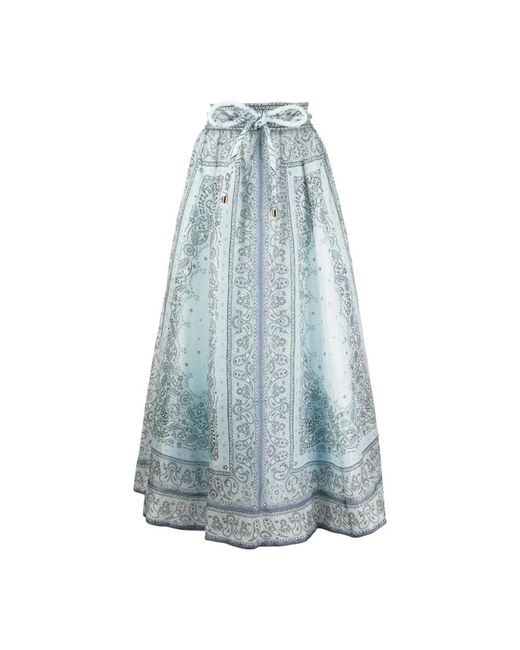 Zimmermann Matchmaker Midi-Rok in het Blue