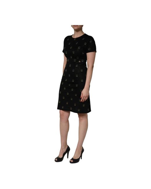 Dolce & Gabbana Black Short Dresses