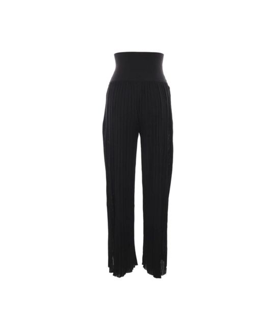 Trousers > wide trousers Alaïa en coloris Black