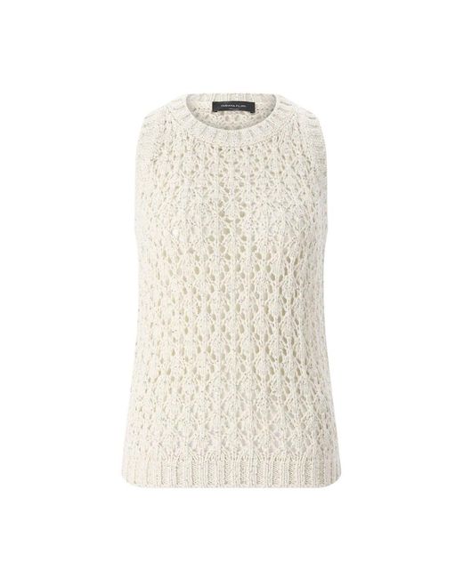 Fabiana Filippi Natural Sleeveless Tops