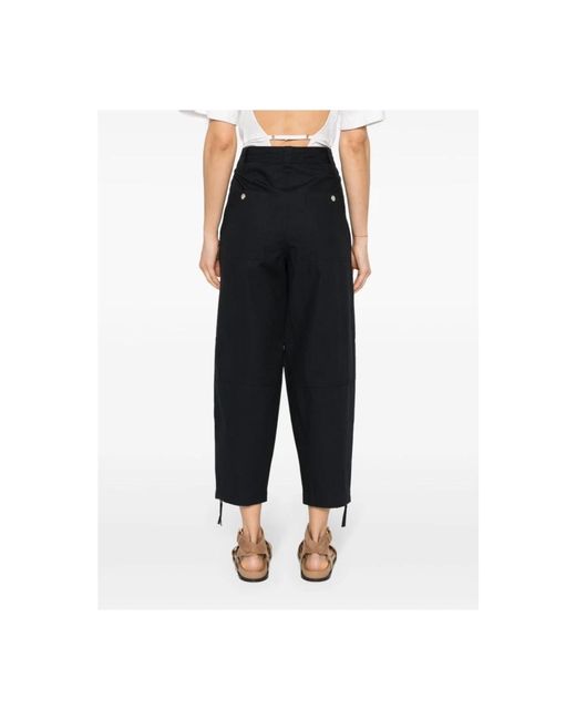 Isabel marant étoile - trousers > cropped trousers Isabel Marant en coloris Black