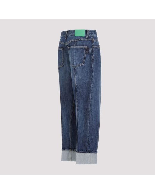 Jeans > cropped jeans Bottega Veneta pour homme en coloris Blue
