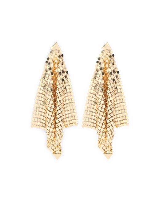 Rabanne Accessoires ,Geel ,Oorbellen in het Metallic
