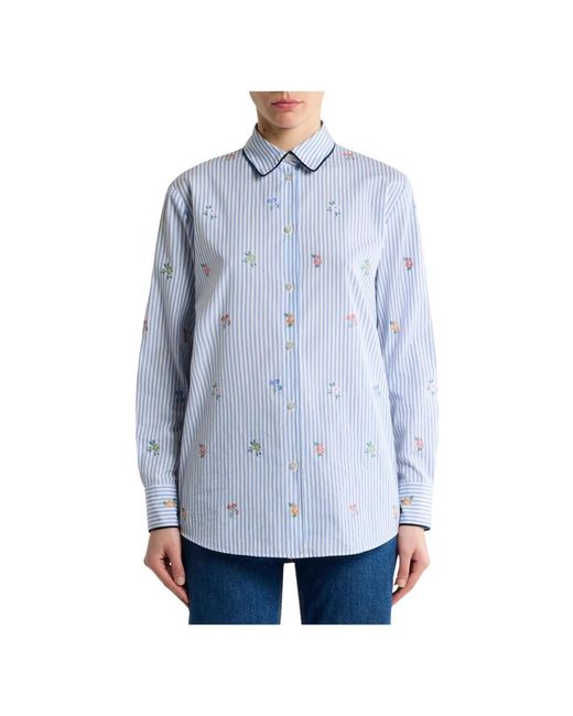 Etro S9880 Shirt in het Blue