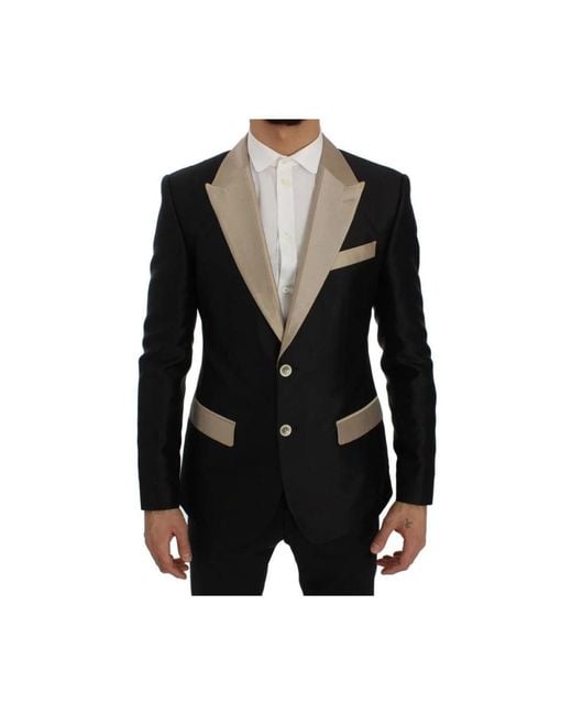 Dolce & Gabbana Black Blazers for men